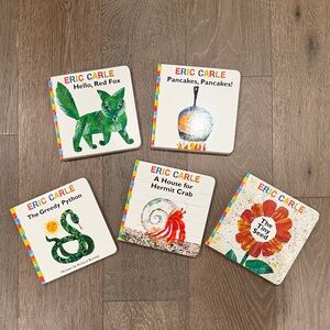 Set of 5 Eric Carle little board books.